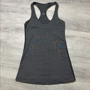 lululemon athletica Charcoal Gray Racerback Tank